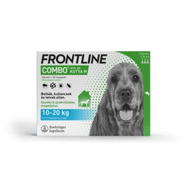 FRONTline Combo Kutya Csepp - Bolha Kullancs irtó (10-20kg) M 1,34ml x 3 pipetta