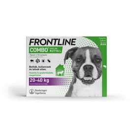 FRONTline Combo Kutya Csepp - Bolha Kullancs irtó (20-40kg) L 2,68ml x  3pipetta
