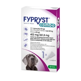 FYPRYST Combo Kutya Csepp - Bolha Kullancs irtó (40-60kg)  1x 4,02ml  XL