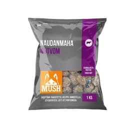 MUSH Fagyasztott Menü - Vaisto BARF Basic Marha Pacalgolyó 1kg
