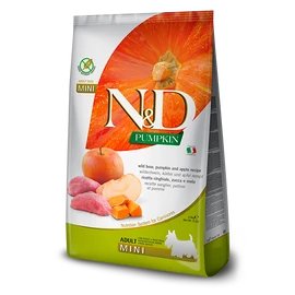 N&D Kutyatáp - Mini Adult Vaddisznó Sütőtök Alma 7kg