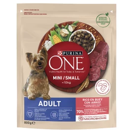 ONE Kutyatáp - Mini Adult Marhában Gazdag 800g