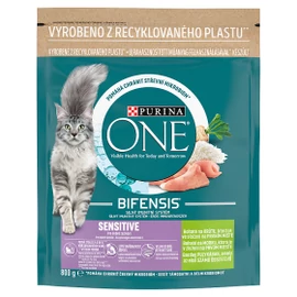 ONE Macskatáp - Adult Sensitive Pulykában és Rizsben Gazdag  800g