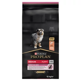 PRO PLAN Kutyatáp - Medium Puppy Sensitive Skin Lazacban Gazdag 12kg