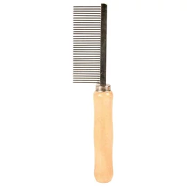 TRIXIE Kutya Fésű - Fanyél Fém Fog Közepes 18cm