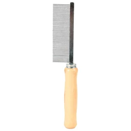 TRIXIE Kutya Fésű - Fanyél Fém Fog Sűrű 17cm 2390