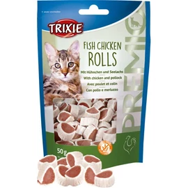 TRIXIE Macska Jutalomfalat - Premio Rolls Hal-Csirke 50g
