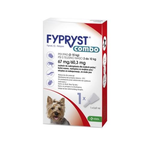 FYPRYST Combo Kutya Csepp - Bolha Kullancs ( 2-10kg) 0,67ml x 1  S