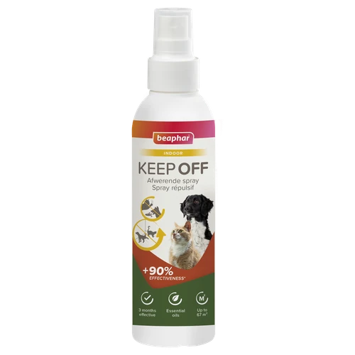 BEAPHAR Kutya Macska Nyest Távoltartó - Keep Off Spray vizelet jelölés ellen beltéri 200ml