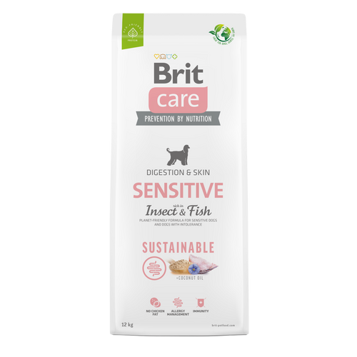 BRIT Care Kutyatáp - Sustainable Adult Sensitive Insect-Fish  1kg