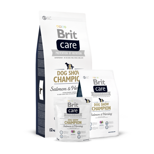 BRIT Care Kutyatáp - Adult Dog Show Champion  1kg
