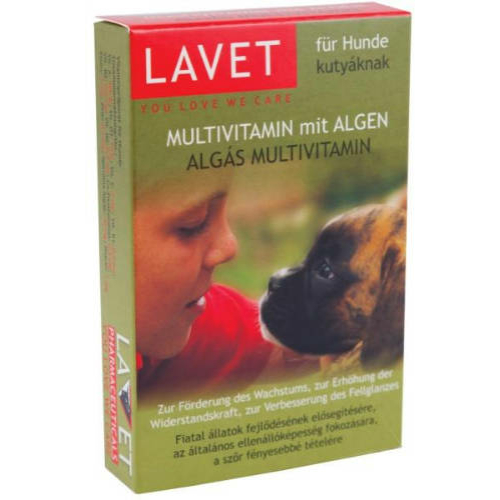 LAVET Kutya Vitamin - Alga Tabletta 50db