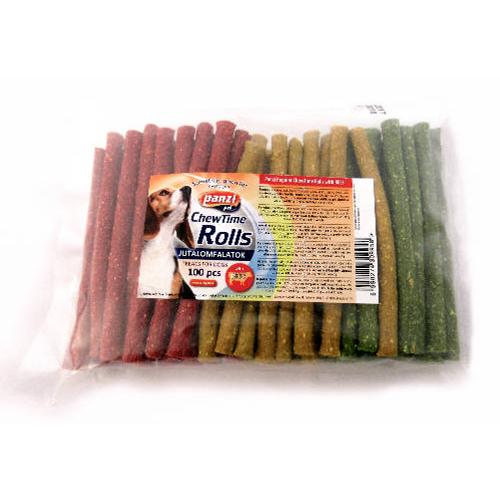 PANZI Kutya Jutalomfalat - Rágópálcika ChewTime Rolls 100db