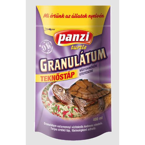 PANZI Teknőstáp - Granulált  400ml zacskós
