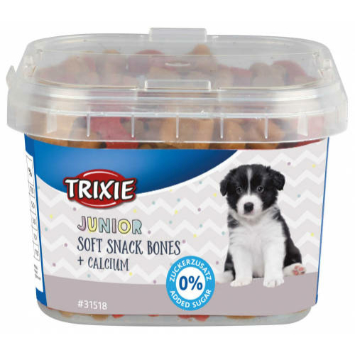 TRIXIE Kutya Jutalomfalat - Soft Snack Junior Mini Bones+Calcium 140g