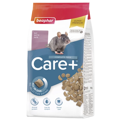 BEAPHAR Kisállat Eledel - Care+ Patkány 750g