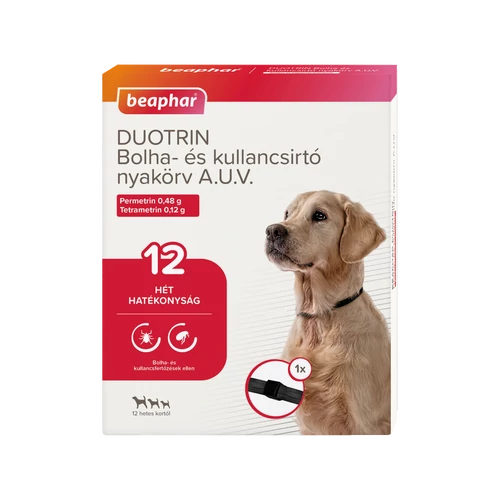 BEAPHAR Kutya Nyakörv - Duotrin Bolha kullancs irtó 3hónap 65cm