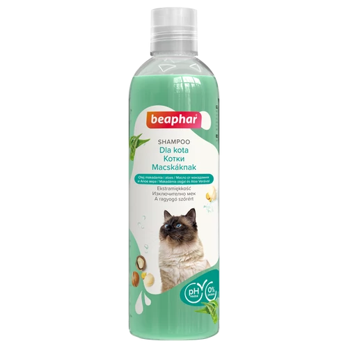 BEAPHAR Macska Sampon - Aloe vera és Makadámia olajjal 250ml