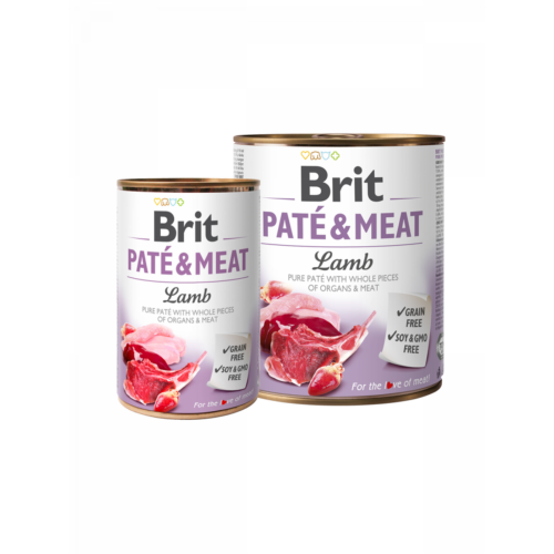 BRIT Care Paté&Meat Kutya Konzerv - Adult Lamb 400g