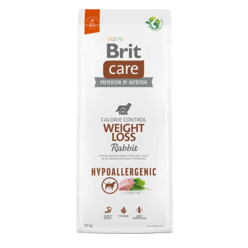 BRIT Care Kutyatáp - Hypoallergenic Adult Weight Loss Rabbit & Rice  3kg