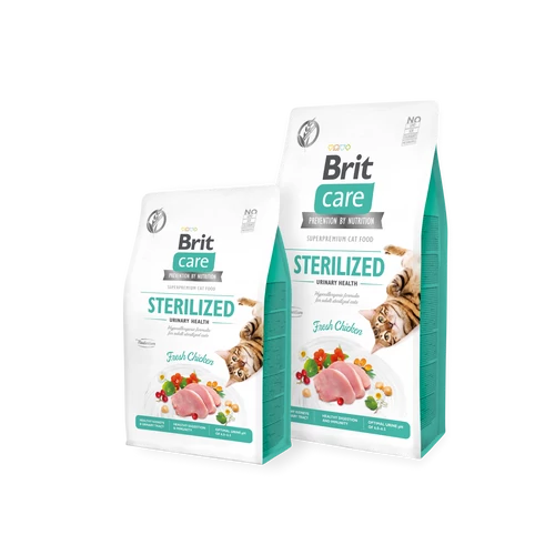BRIT Care Macskatáp - Adult Sterilized Urinary Healthy Csirke 7kg