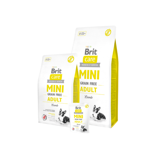 BRIT Care Kutyatáp - Grain Free Mini Adult Lamb 2kg
