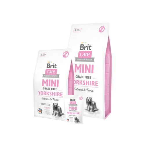 BRIT Care Kutyatáp - Grain Free Mini Adult Yorkshire Lazac-Tonhal Lazac-Tonhal 2kg