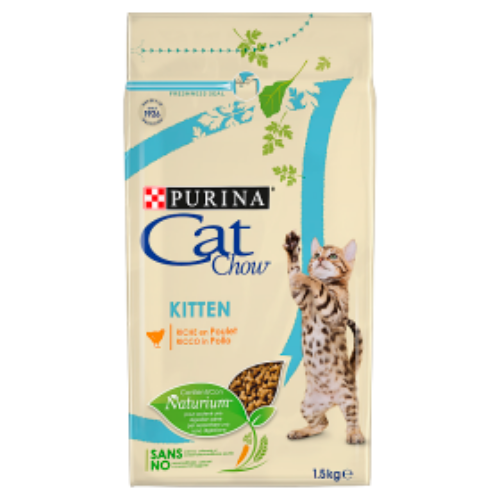 CAT CHOW Macskatáp - Kitten Csirkében Gazdag 15kg