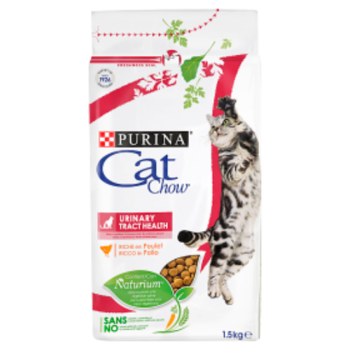 CAT CHOW Macskatáp - Adult Urinary Tract Health Csirkében Gazdag 15kg