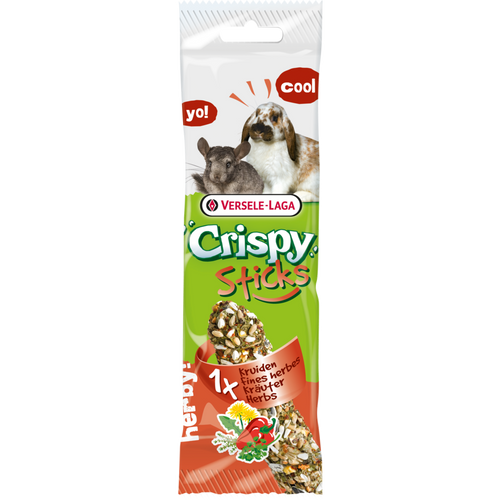 CRISPY Kisállat Jutalomfalat - Rúd 2x Csincsilla, Nyúl 110g Gyógynövény