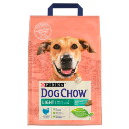 DOG CHOW Kutyatáp - Adult Light Pulykával  2,5kg