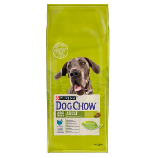 DOG CHOW Kutyatáp - Adult Large Breed Adult Pulykával 14kg