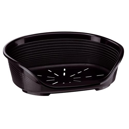 FERPLAST Kutya Fekhely - Ágy Siesta Deluxe 10 93,5x68x28,5cm Fekete