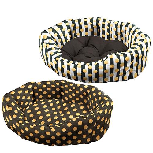 FERPLAST Kutya Fekhely - Párna Peremes Kör Domino 60x46x16cm M