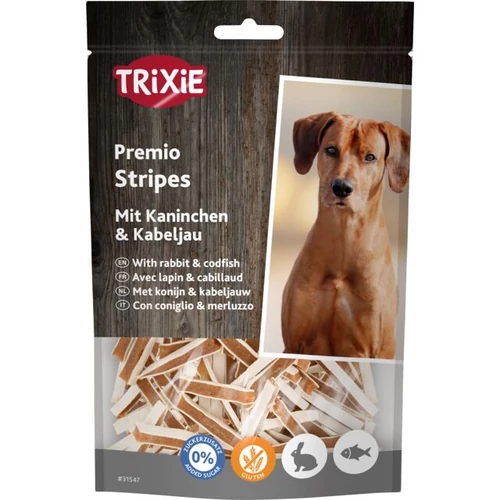 TRIXIE Kutya Jutalomfalat - Premio Fish Tripes 100g