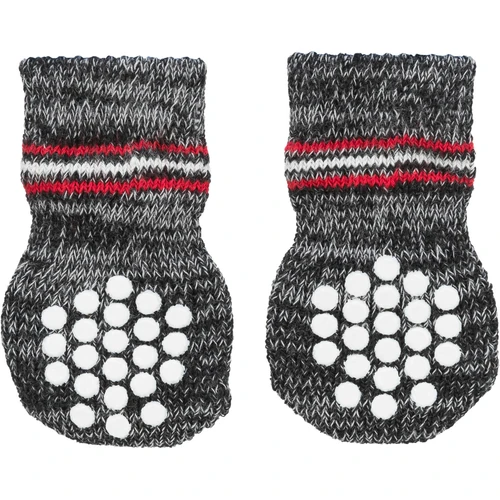 TRIXIE Kutya Zokni - 5x15cm L-XL Szürke 19505